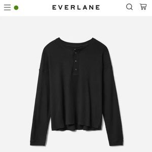 Everlane Organic Cotton Waffle Henley